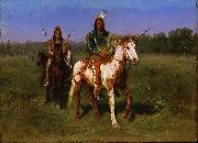 Rosa Bonheur Mounted Indians Carrying Spears oil painting reproduction